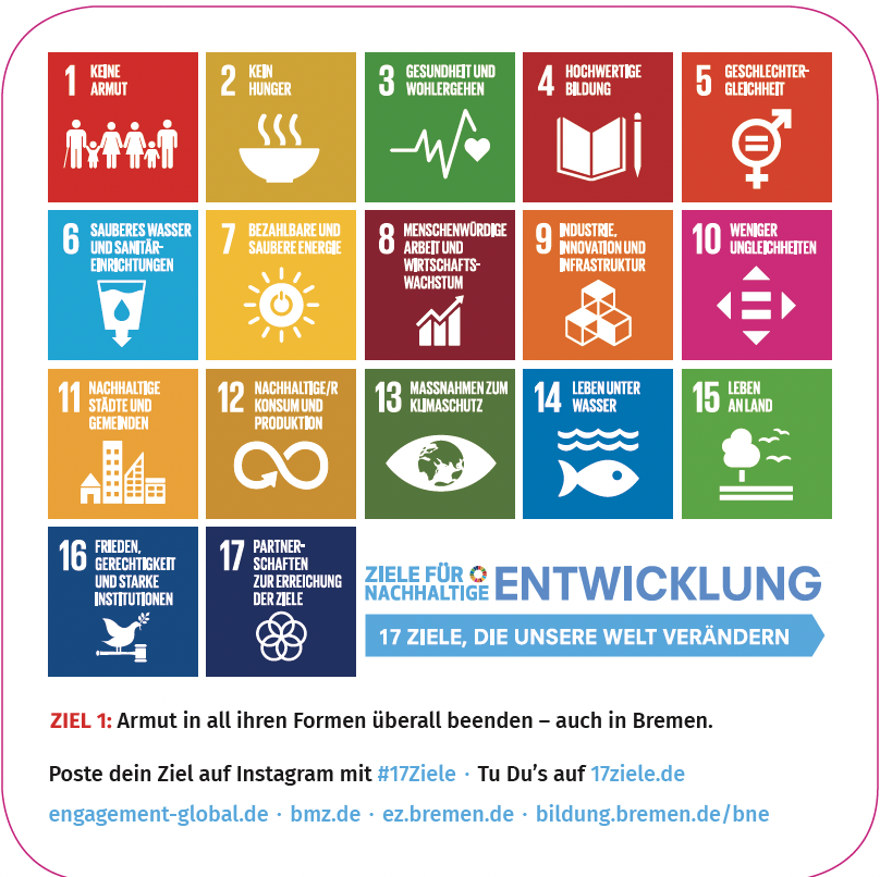 17 Ziele für Nachhaltige Bildung